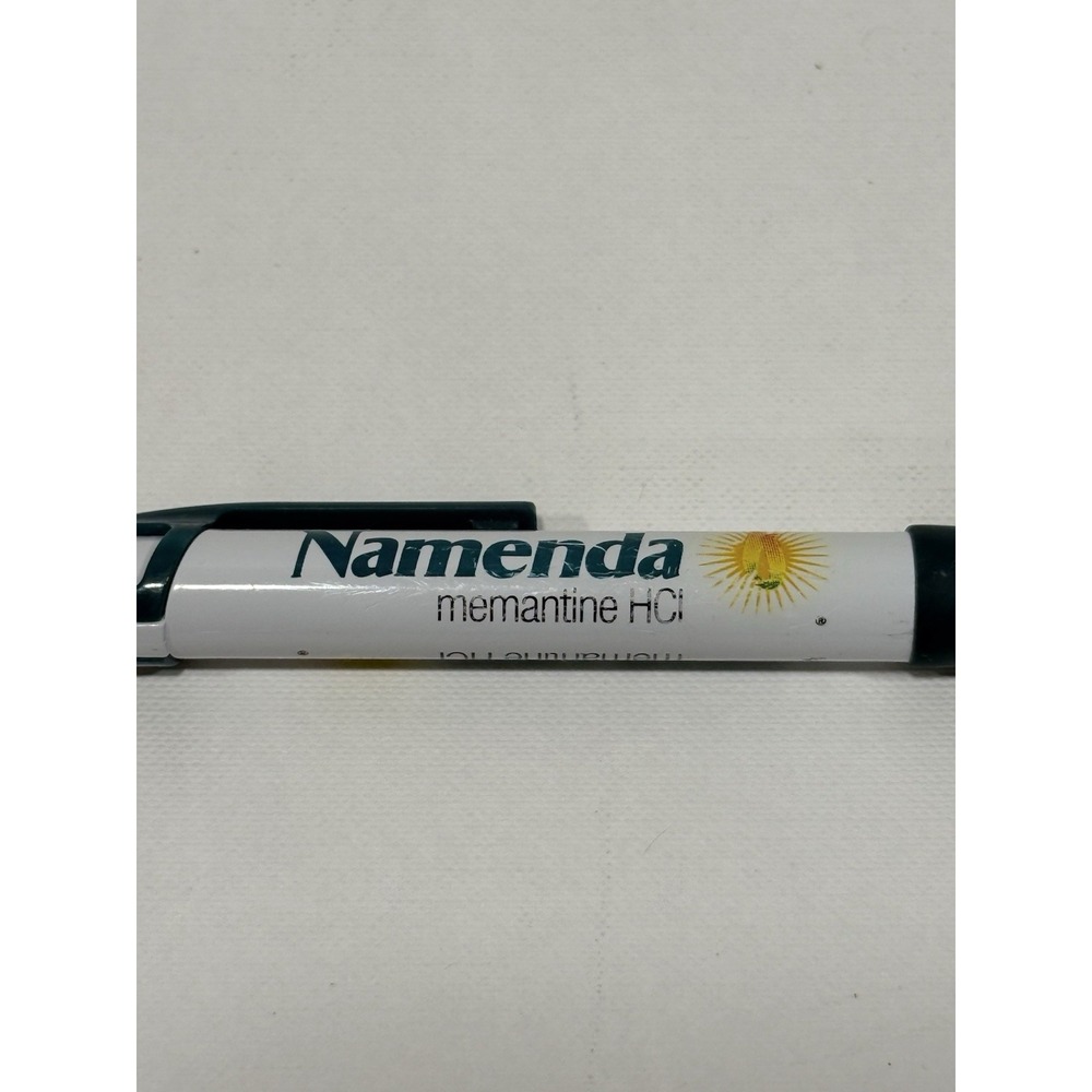 Namenda Memantine HCl Promotional Pen Pharmaceutical Ad Black Ink